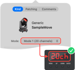 Compare mode